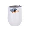 Sublimation 12oz Stainless Steel Stemless Wine Cup (White) Thumbnail