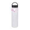 Sublimation 25oz/750ml Stainless Steel Flask w/ Portable Lid (White) Thumbnail