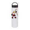 Sublimation 25oz/750ml Stainless Steel Flask w/ Portable Lid (White) Thumbnail