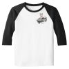 Raglan 3/4 Roundneck Shirt (White Body) Thumbnail