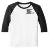 Raglan 3/4 Roundneck Shirt (White Body) Thumbnail