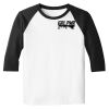 Raglan 3/4 Roundneck Shirt (White Body) Thumbnail