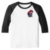 Raglan 3/4 Roundneck Shirt (White Body) Thumbnail