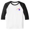 Raglan 3/4 Roundneck Shirt (White Body) Thumbnail