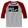 Raglan 3/4 Roundneck Shirt (Gray Body) Thumbnail