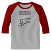 Raglan 3/4 Roundneck Shirt (Gray Body) Thumbnail