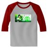 Raglan 3/4 Roundneck Shirt (Gray Body) Thumbnail