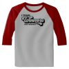 Raglan 3/4 Roundneck Shirt (Gray Body) Thumbnail