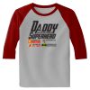 Raglan 3/4 Roundneck Shirt (Gray Body) Thumbnail