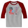 Raglan 3/4 Roundneck Shirt (Gray Body) Thumbnail